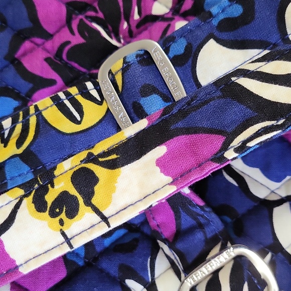 Vera Bradley African Violet Floral Print Bag pack/Laptop Bag - Picture 12 of 16